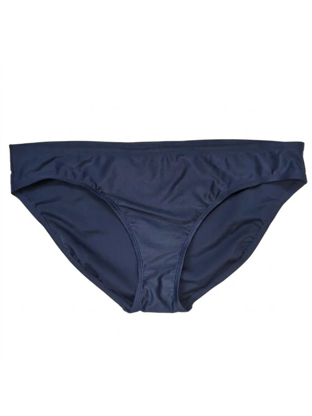 Merona Navy Blue Hipster Bikini Bottoms Womens Size XL Solid Classic Swimwear